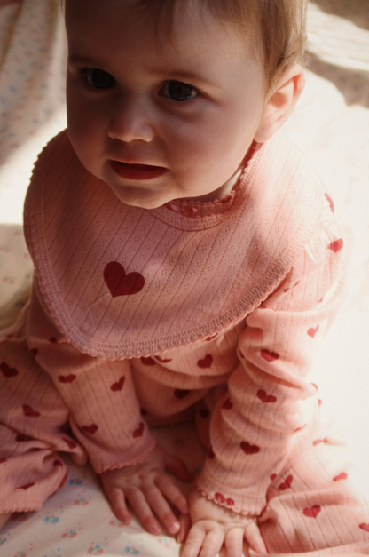 Konges Sløjd Minie 2 Pack Bib - Mellow Rose