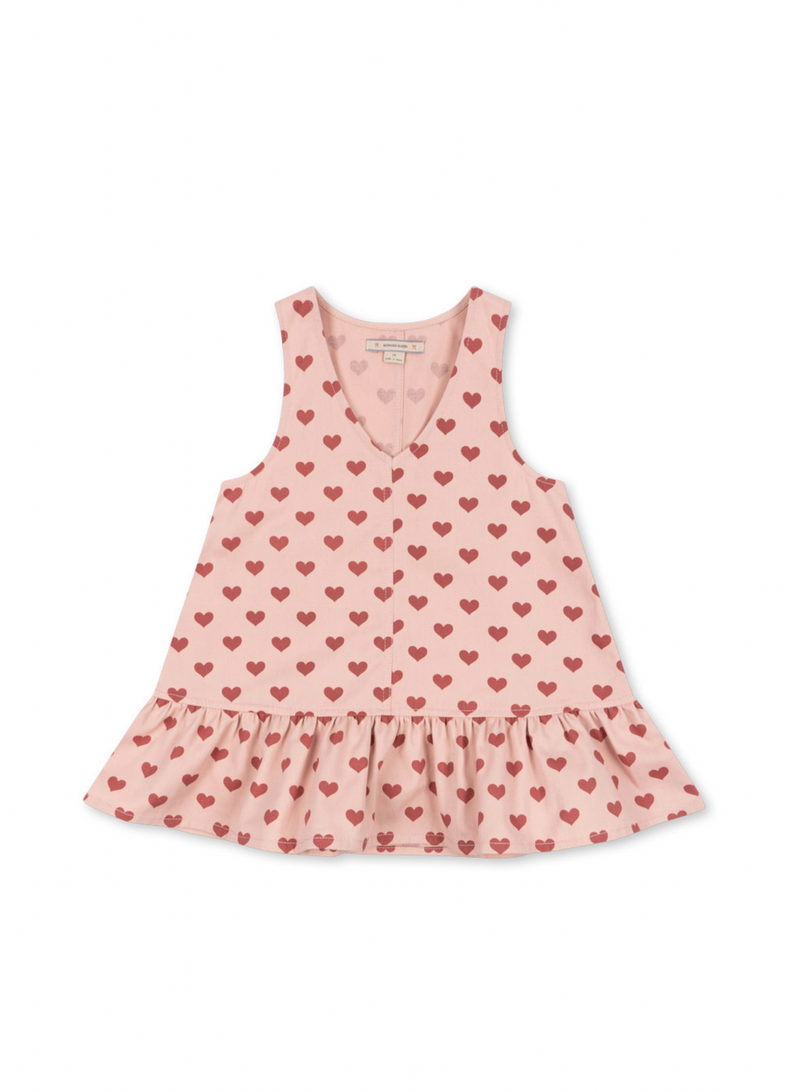 Konges Sløjd Fen Dress GOTS - Amour Rouge