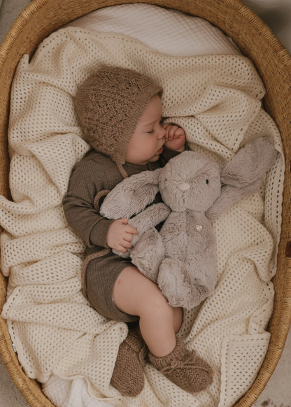 Jamie Kay Snuggle Bunnies Plush Penelope  - Beige