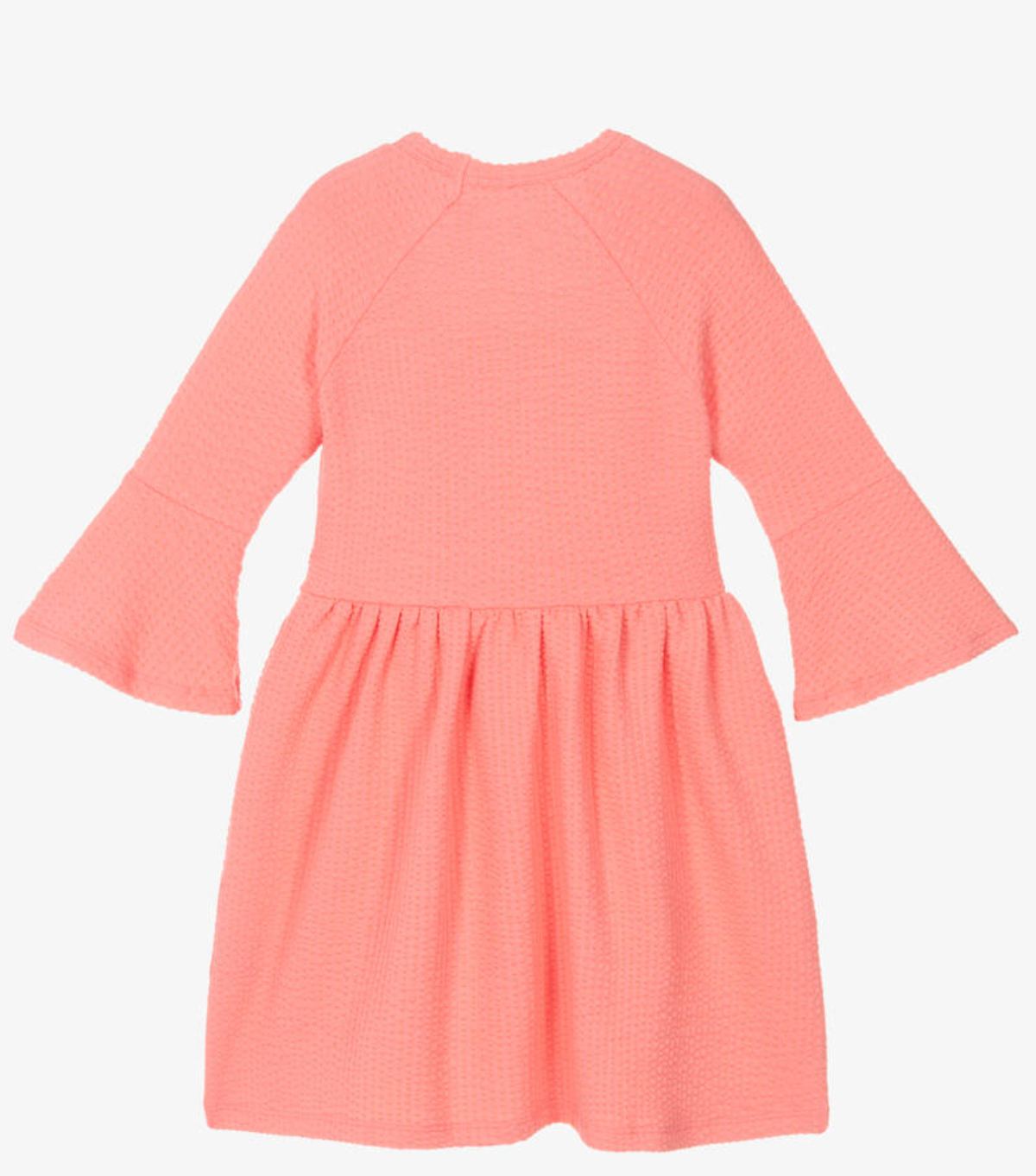 Mini Rodini Violin Embroidery Long Sleeve Dress - Pink