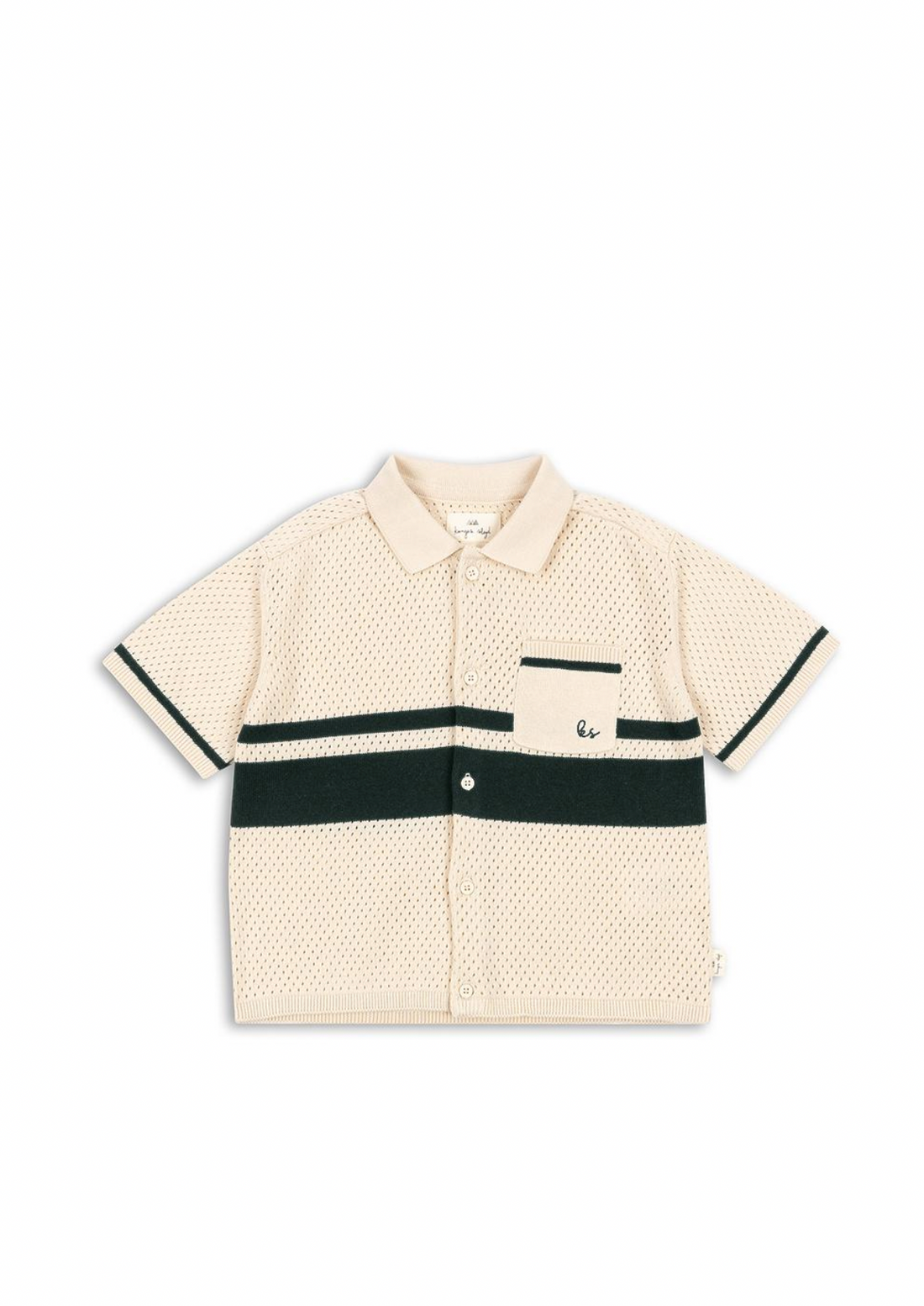 Konges Sløjd Hai Knit Shirt GOTS - Pine Grove
