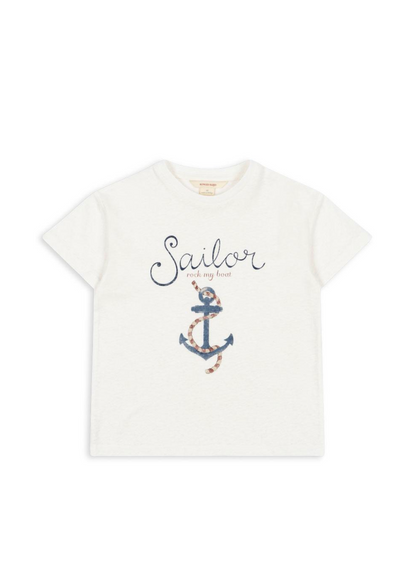 Konges Sløjd Era Tee OCS - Off White Sailor