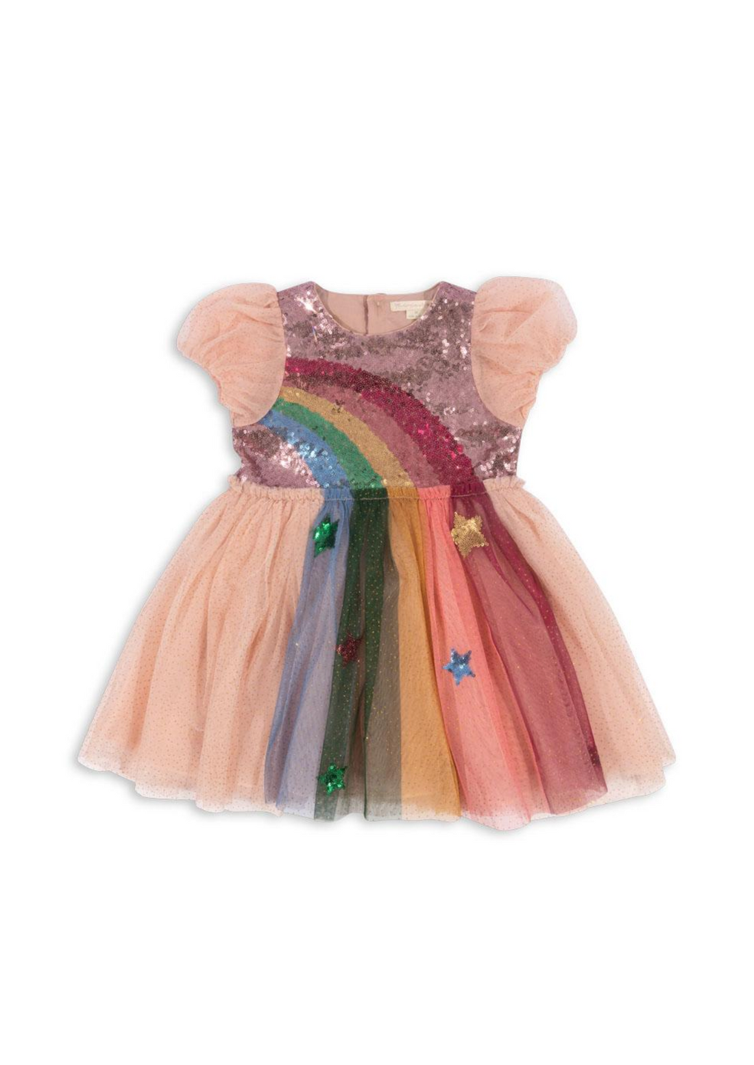 Konges Sløjd Odette Rainbow Dress - Evening Sand