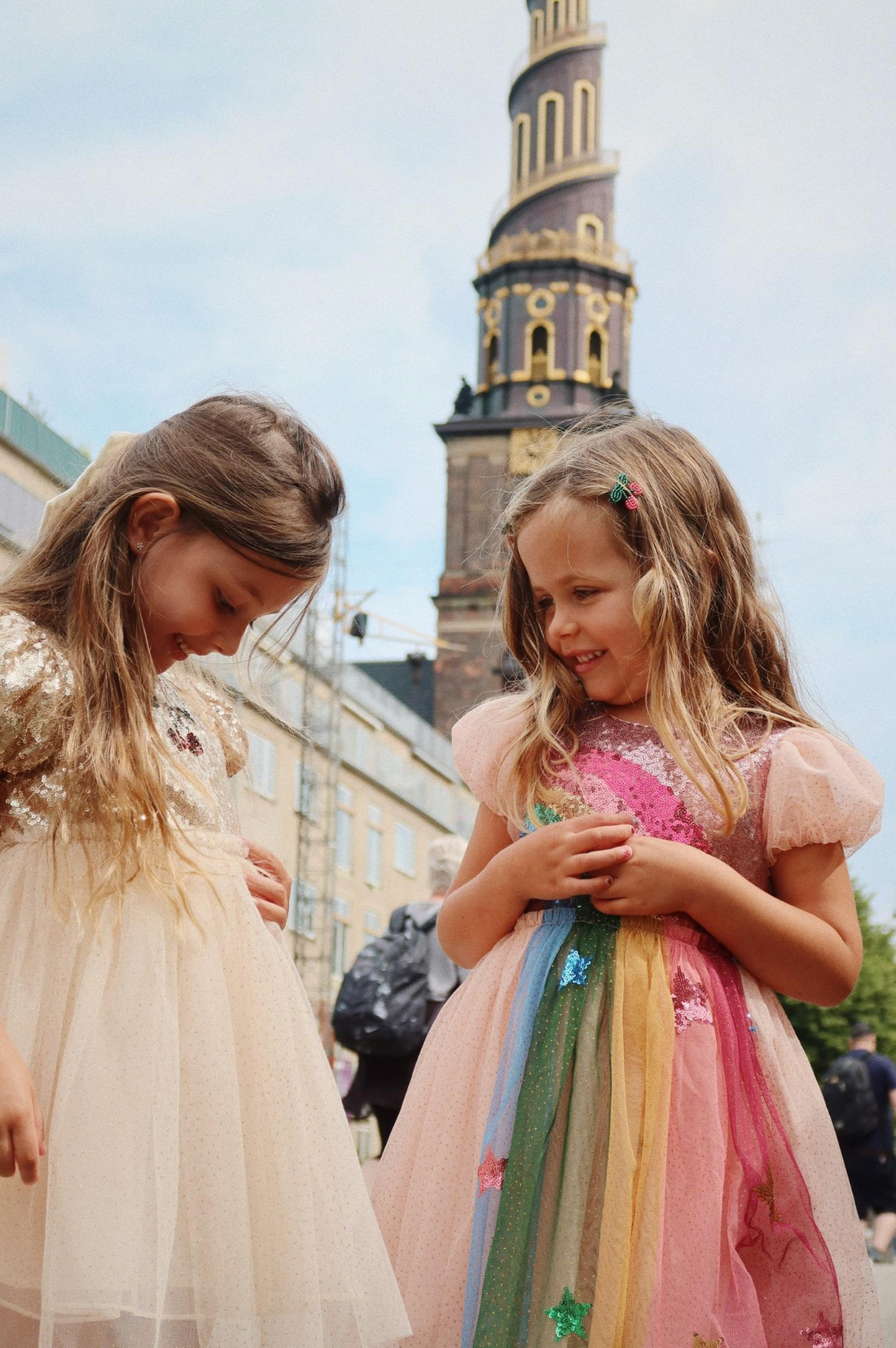 Konges Sløjd Odette Rainbow Dress - Evening Sand