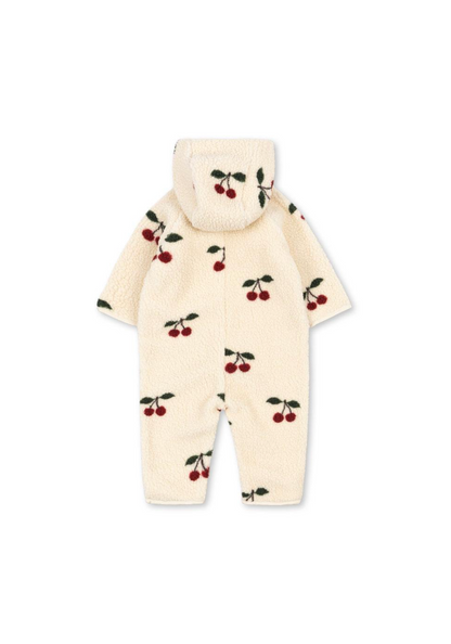 Konges Sløjd Jody Teddy Onesie Grs - Ma grande Cerise