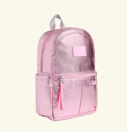 State Bags Kane Mini Backpack - Pink/Silver Metallic Colorblock