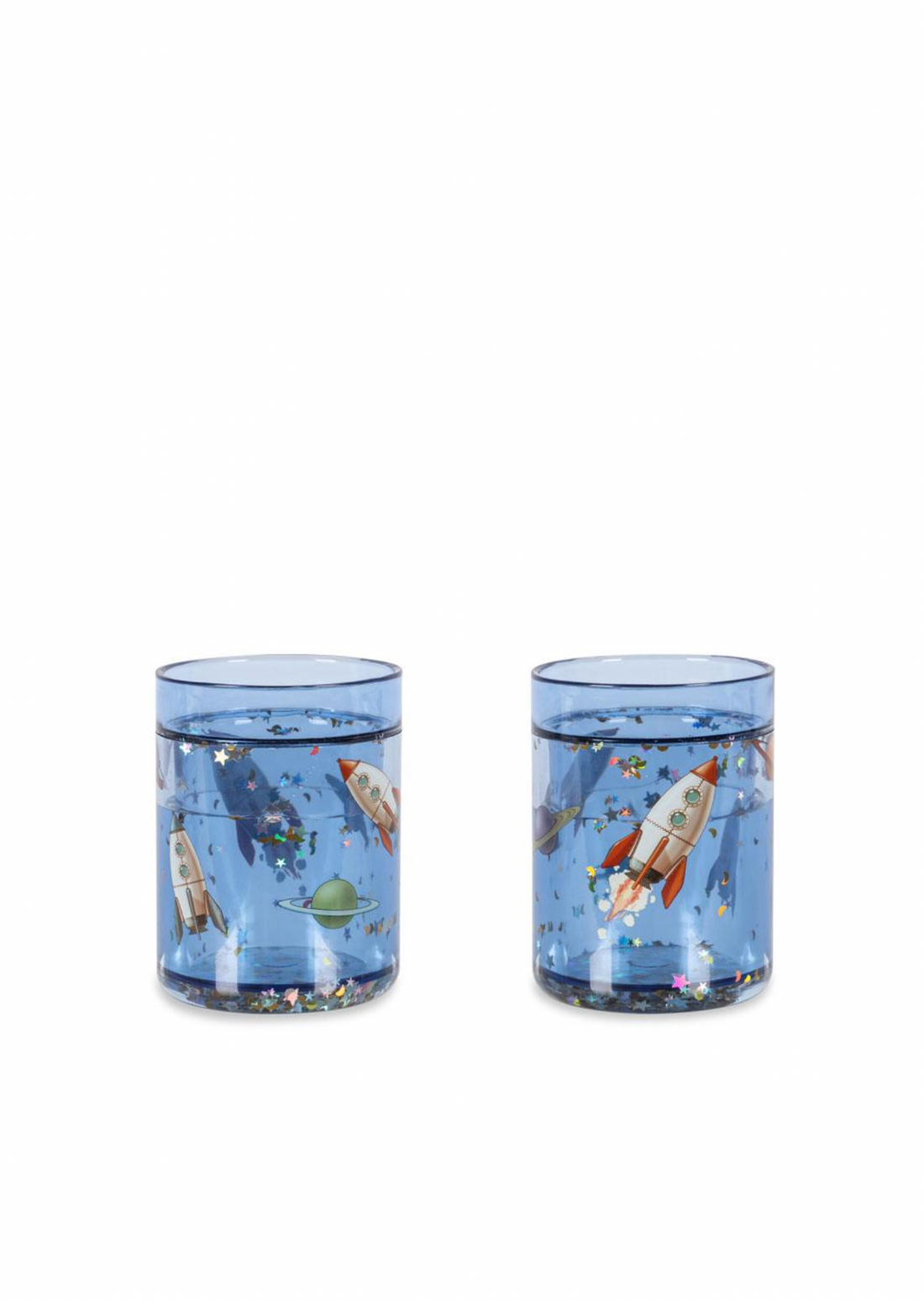 Konges Sløjd 2 Pack Glitter Cups - Outer Space