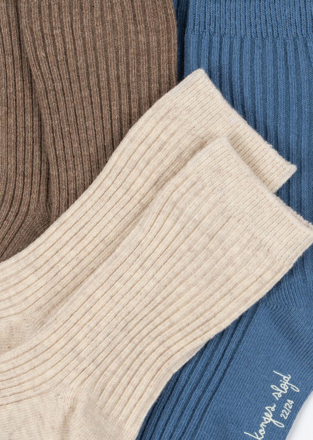 Konges Sløjd 3 Pack Rib Socks - Sleet Mix