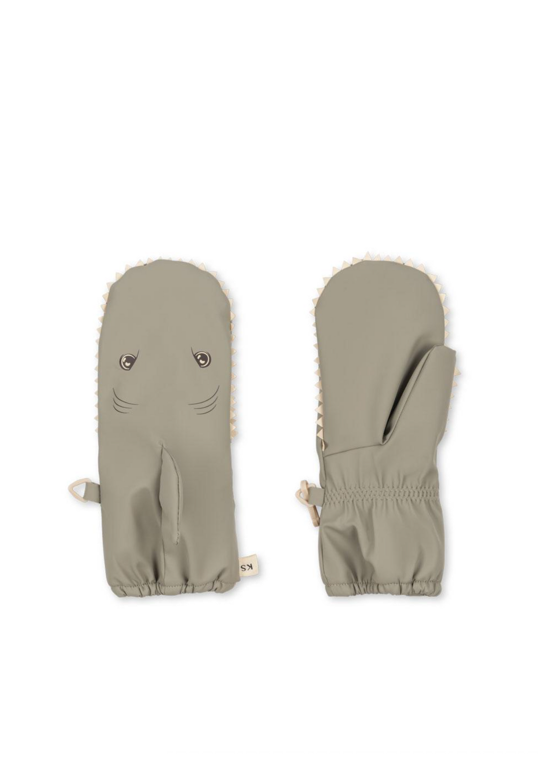 Konges Sløjd Plainy Shark Mittens - Laurel Oak