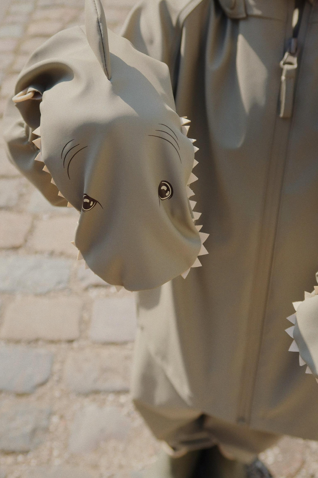 Konges Sløjd Plainy Shark Mittens - Laurel Oak