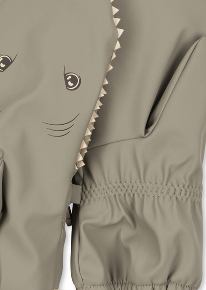 Konges Sløjd Plainy Shark Mittens - Laurel Oak