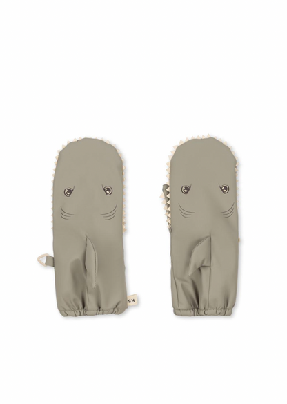 Konges Sløjd Plainy Shark Mittens - Laurel Oak