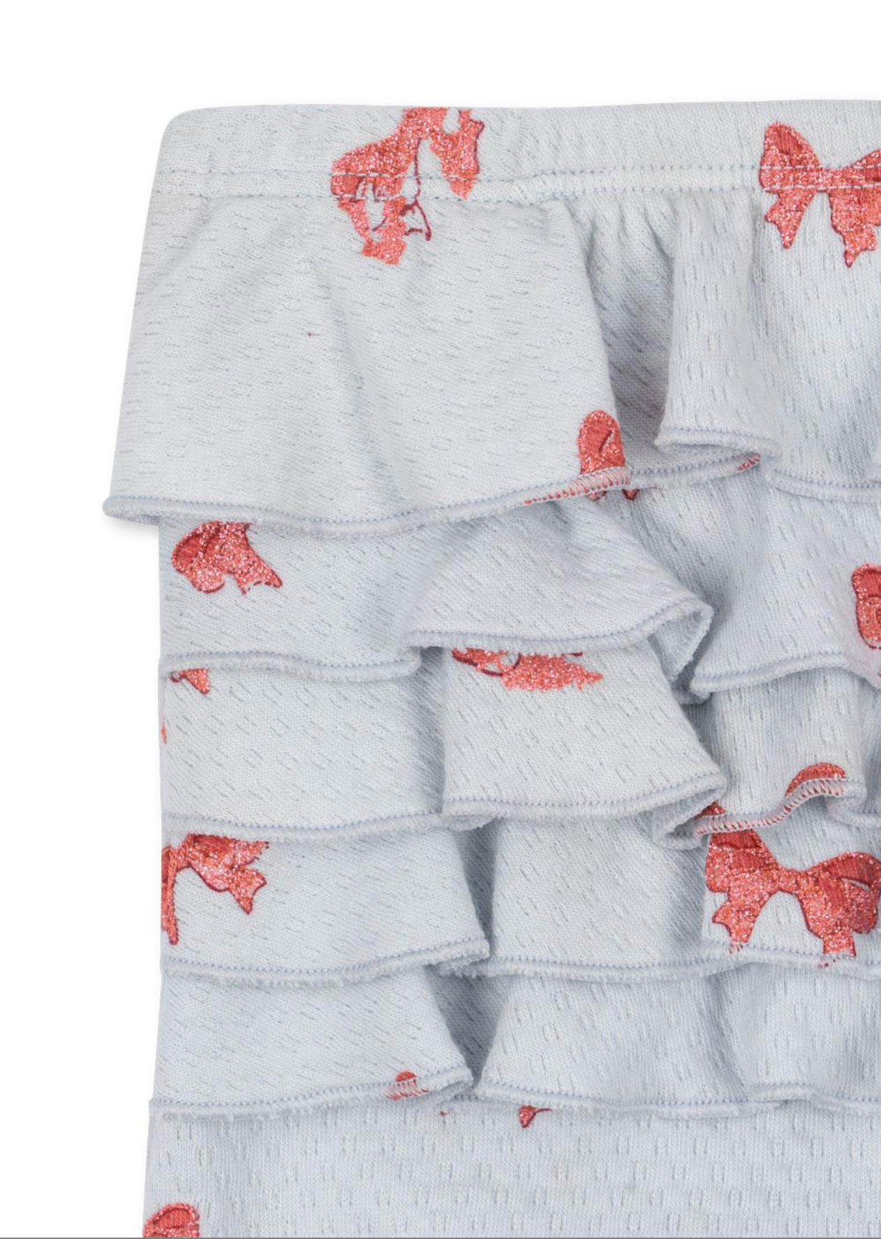 Konges Sløjd Sui Frill Pants Gots - Rosia Blue Bow