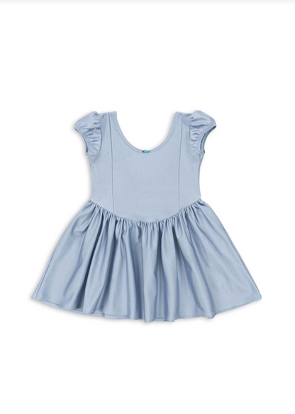 Konges Sløjd Mousse Puff Dress - Zen Blue