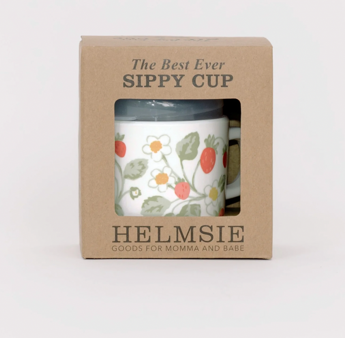Helmsie Strawberry Sippy Cup