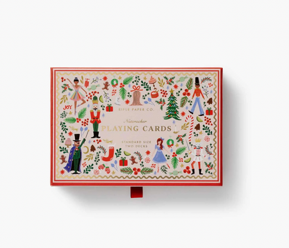 Rifle Paper Co. Playing Card Set - Holly Jolly Nutcracker