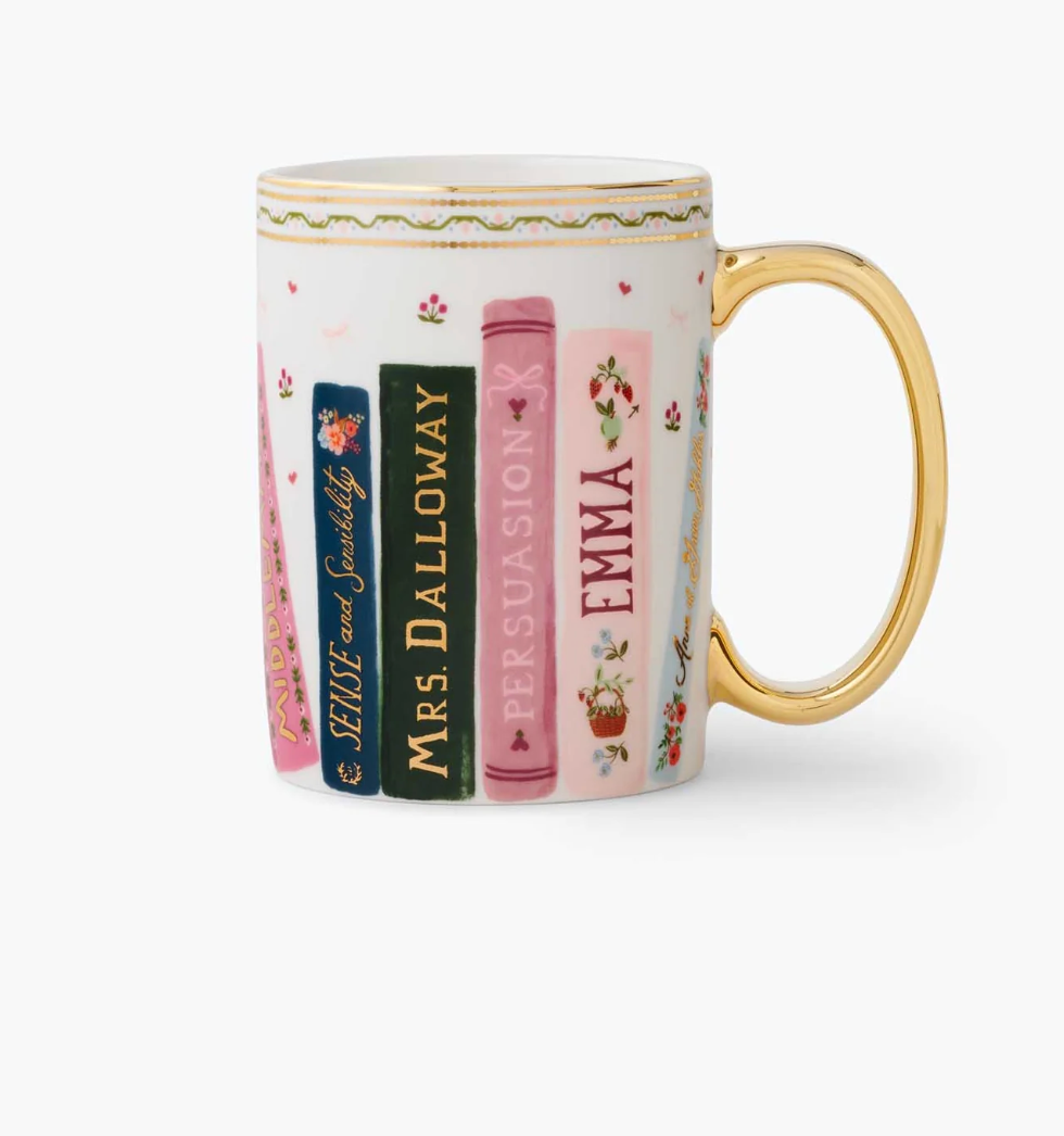 Rifle Paper Co. Ladies Night Book Club Porcelain Mug