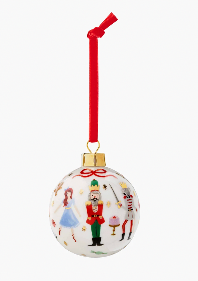 Rifle Paper Co.  Porcelain Ornament - Nutcracker