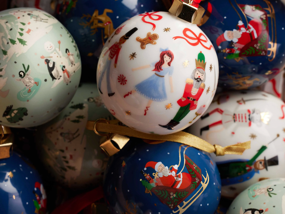 Rifle Paper Co.  Porcelain Ornament - Nutcracker