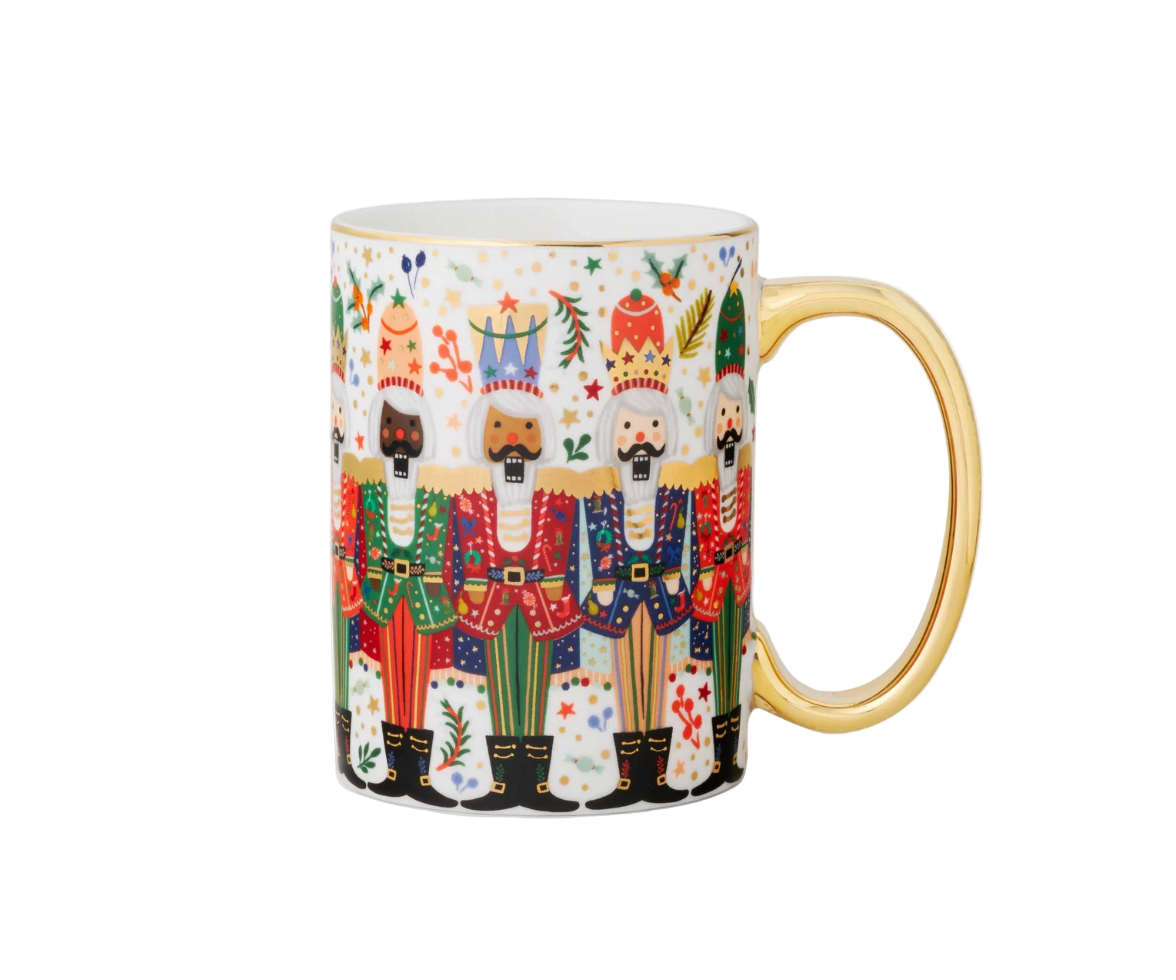 Rifle Paper Co. Nutcracker Brigade Porcelain Mug