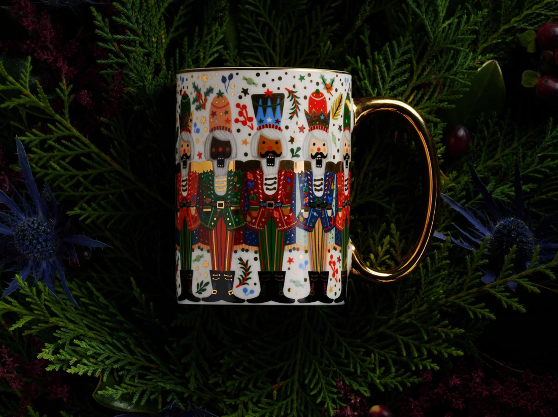 Rifle Paper Co. Nutcracker Brigade Porcelain Mug