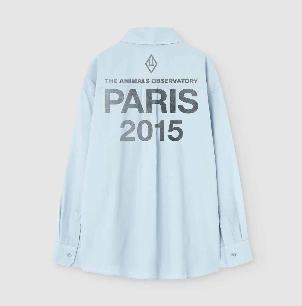 The Animals Observatory Wolf Kid Shirt - Fz Blue