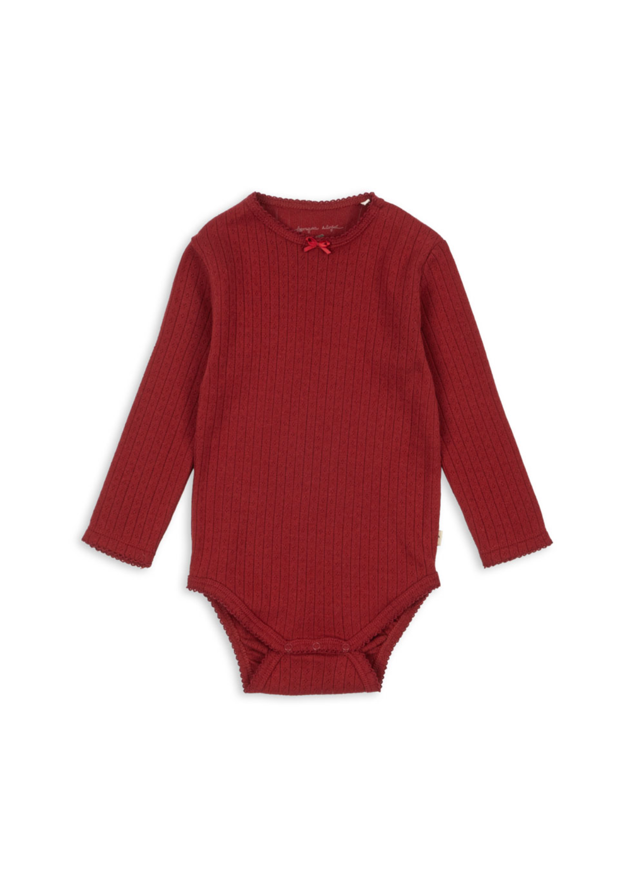 Konges Sløjd Minnie Body GOTS - Red Dahlia