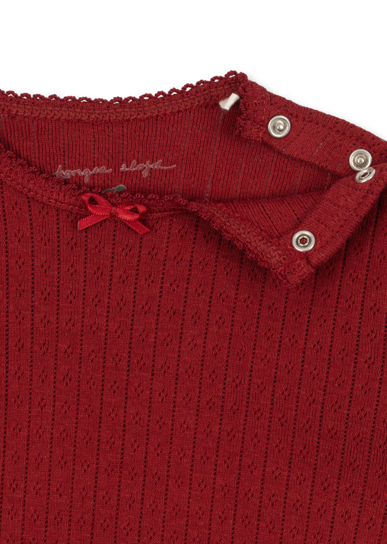 Konges Sløjd Minnie Body GOTS - Red Dahlia