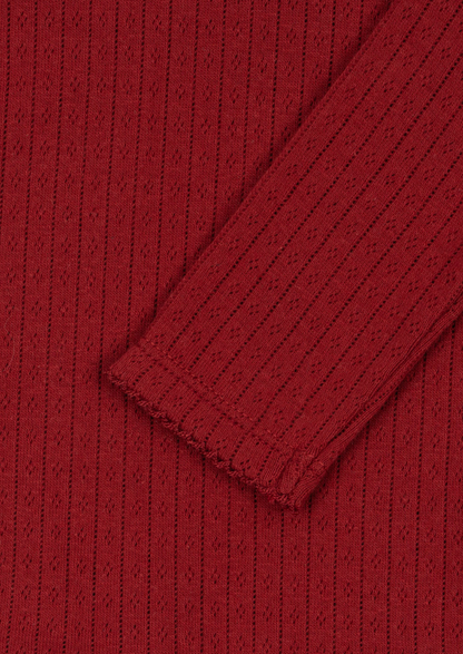 Konges Sløjd Minnie Body GOTS - Red Dahlia