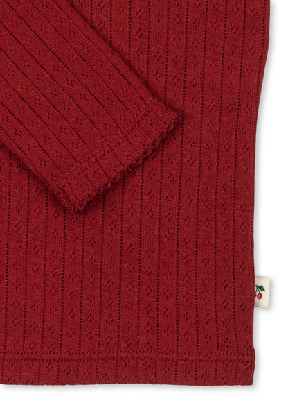 Konges Sløjd Minnie Blouse GOTS - Red Dahlia