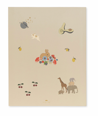 Konges Sløjd Activity Book With Color Pencil - Off White