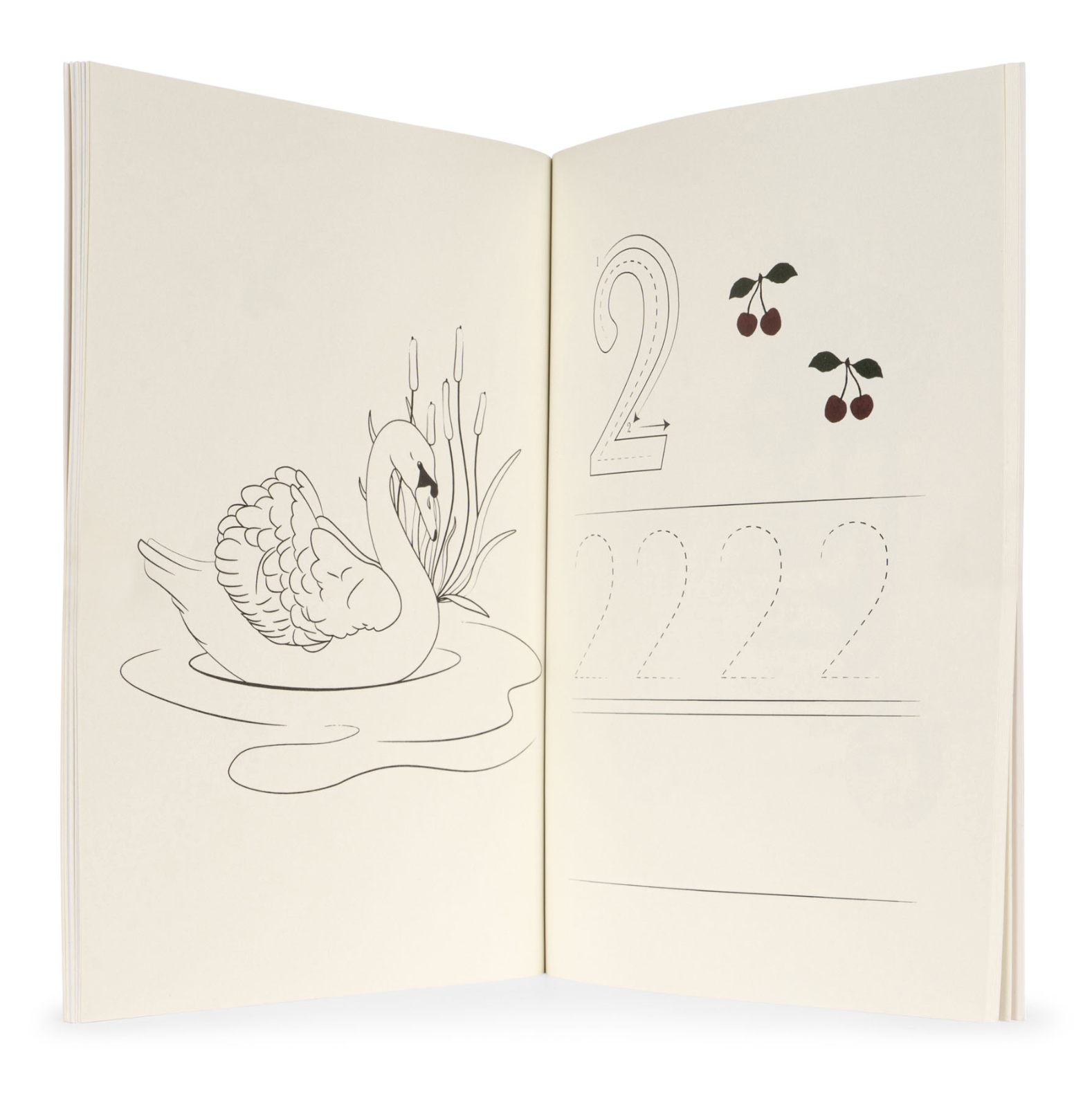 Konges Sløjd Activity Book With Color Pencil - Off White