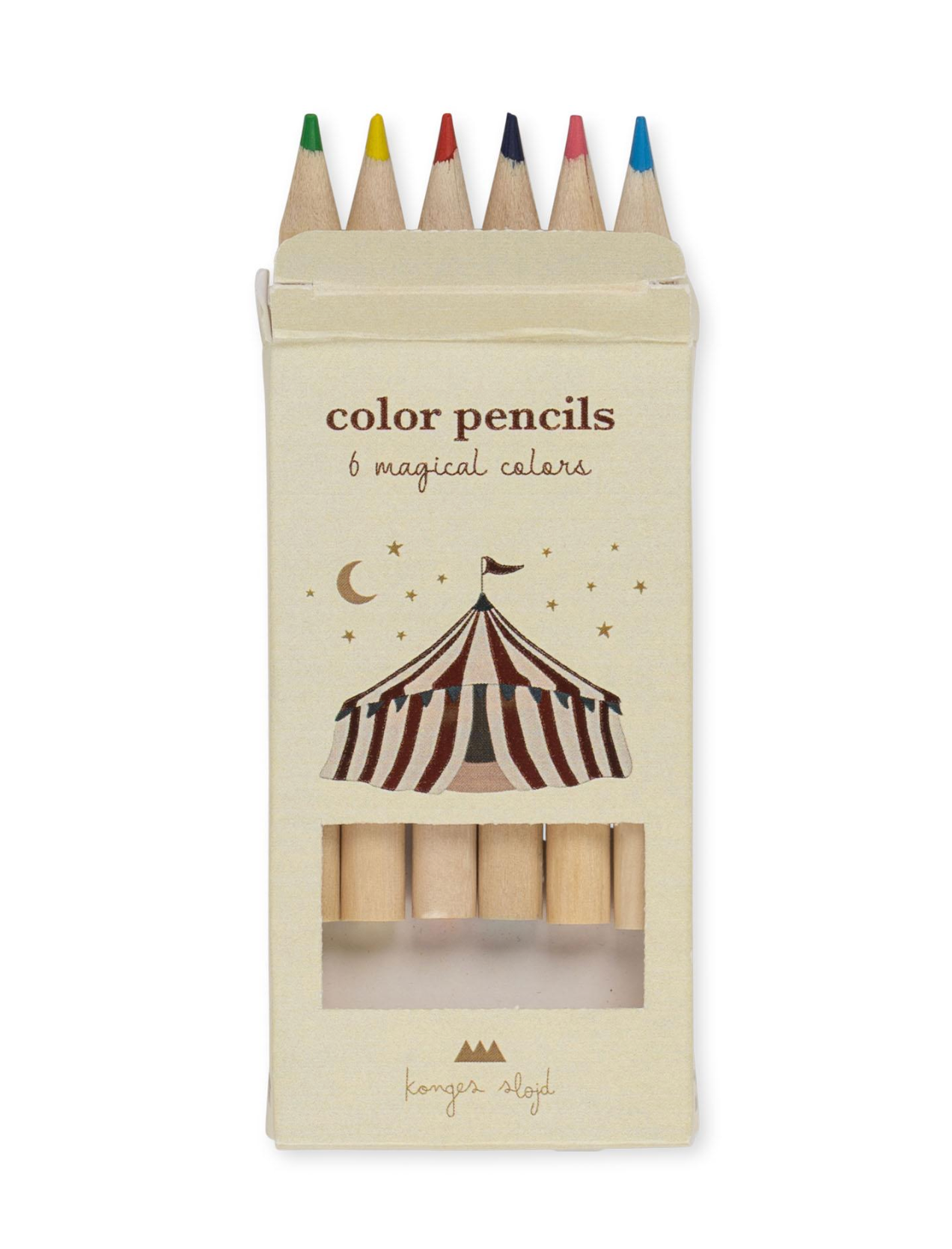 Konges Sløjd Activity Book With Color Pencil - Off White