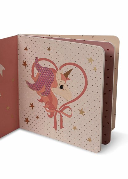 Konges Sløjd Touch And Feel Book - Unicorn