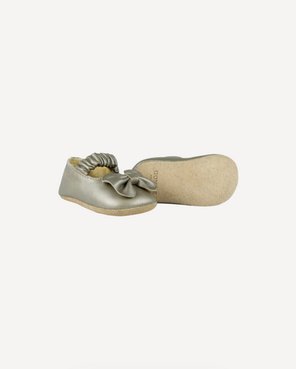 Donsje Neni Ballerinas - Champagne Metallic Leather