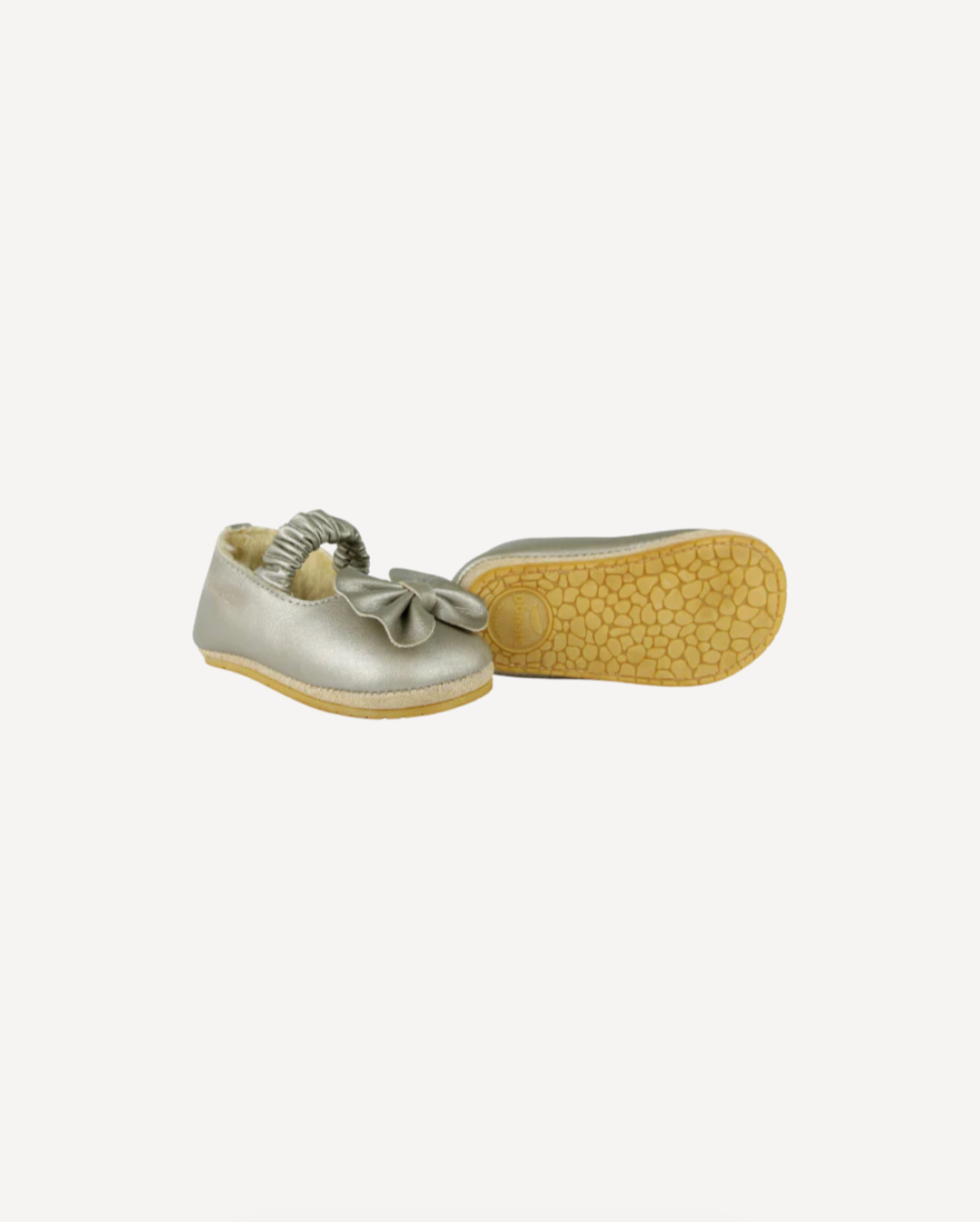 Donsje Neni Ballerinas - Champagne Metallic Leather