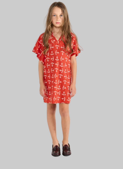The Animals Observatory Walrus Dress - Red