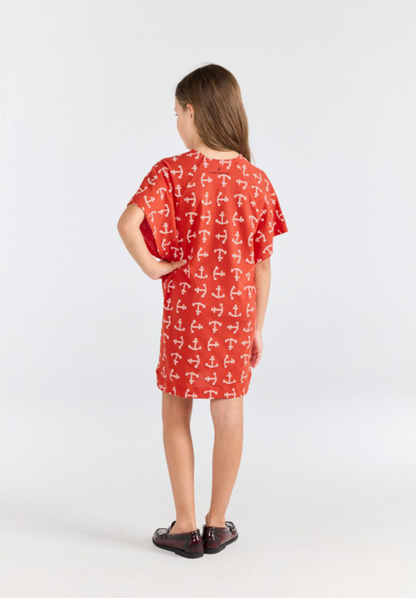 The Animals Observatory Walrus Dress - Red