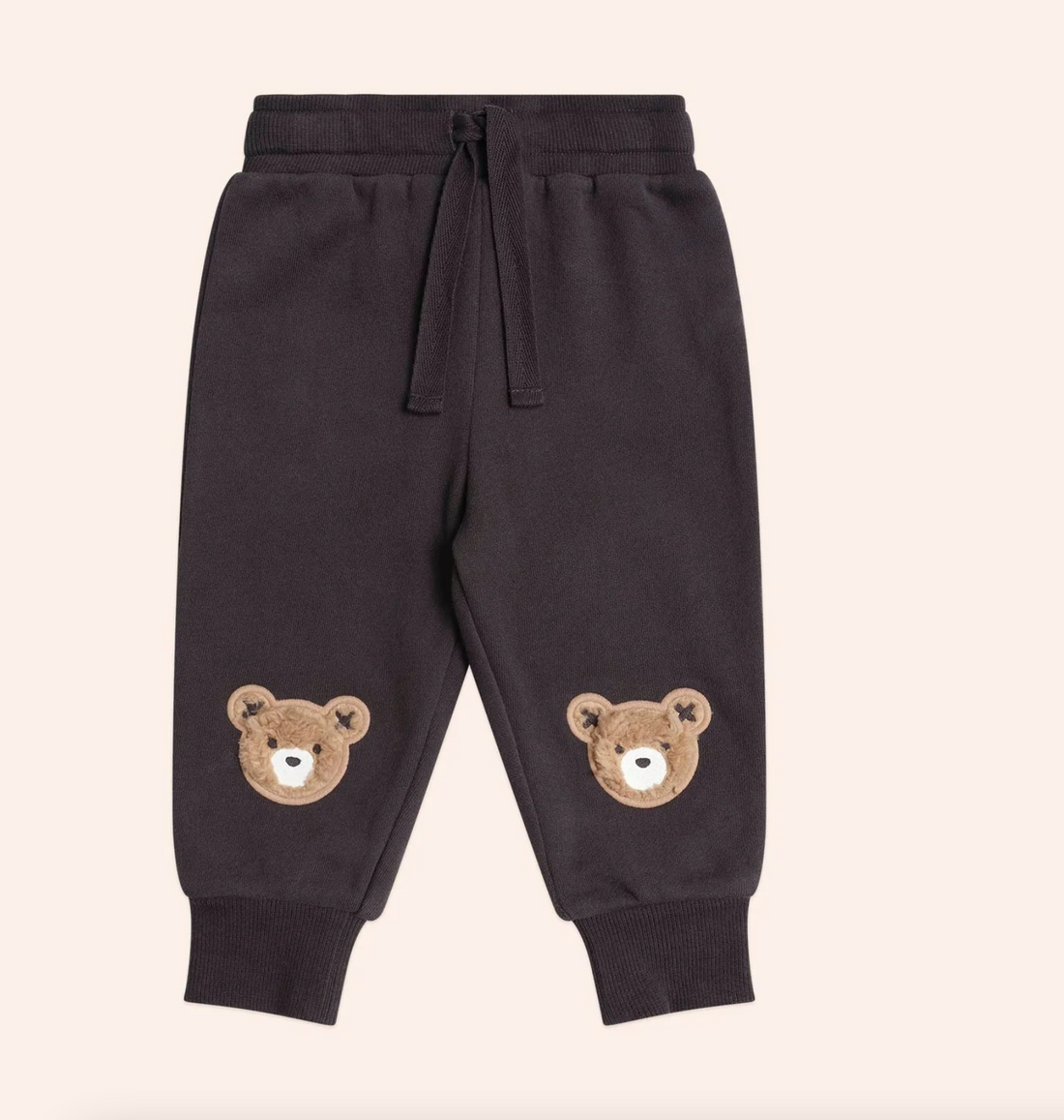 Huxbaby Furry Huxbear Track Pants Black - Soft Black