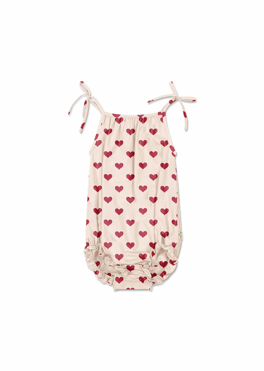 Konges Sløjd Basic Strap Body GOTS - Amour Rouge