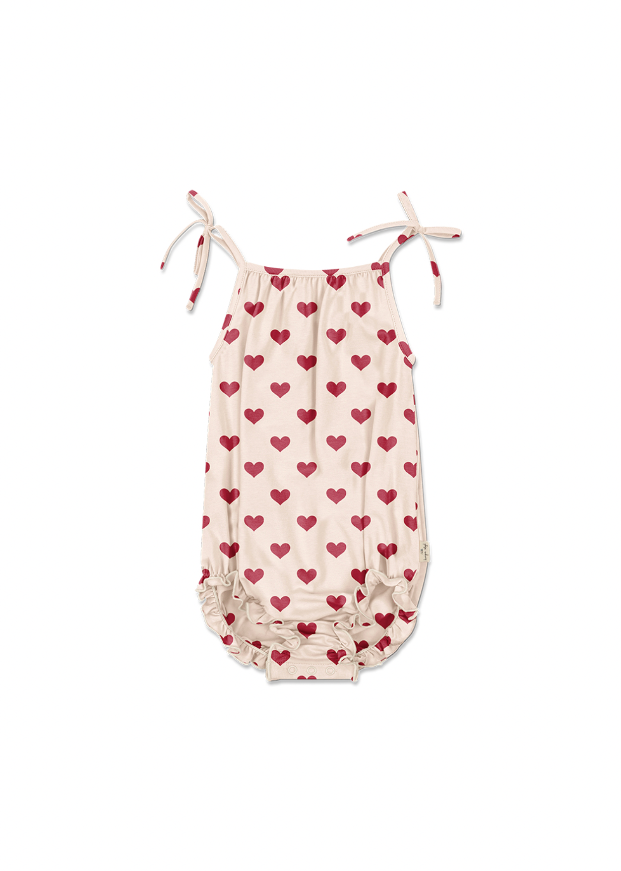 Konges Sløjd Basic Strap Body GOTS - Amour Rouge