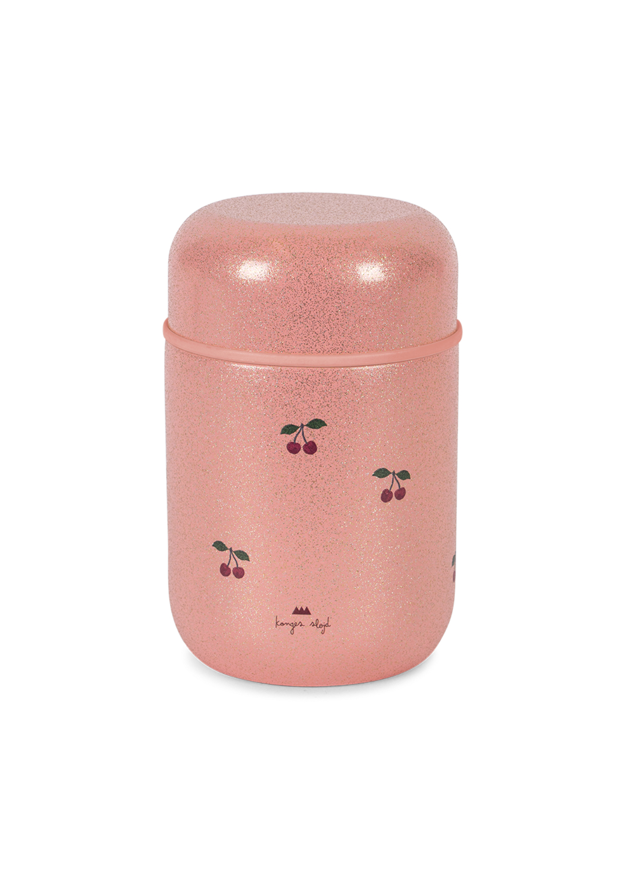 Konges Sløjd Glitter Thermo Food Jar - Cherry Glitter