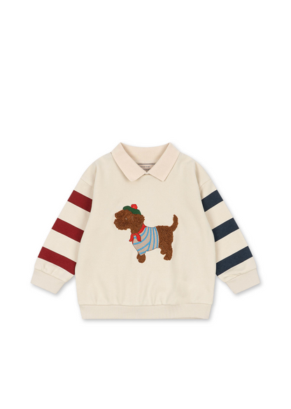 Konges Sløjd Spotty Sweatshirt Gots - Brown Rice