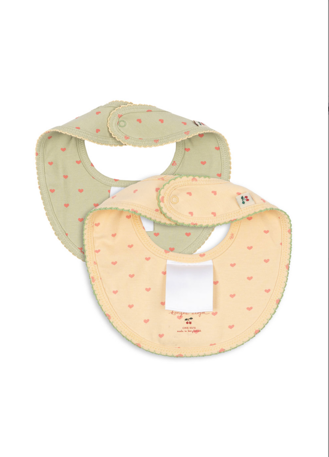 Konges Sløjd Basic 2 Pack Bibs - Coeur Golden / Coeur Lint