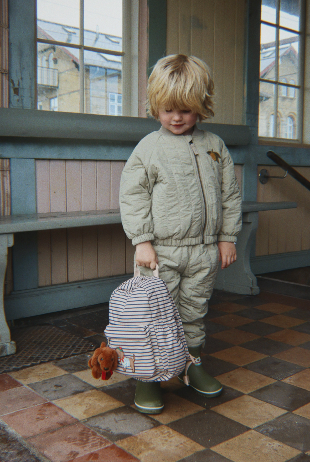 Konges Sløjd Nohr Mini Backpack - Stripe La Mer
