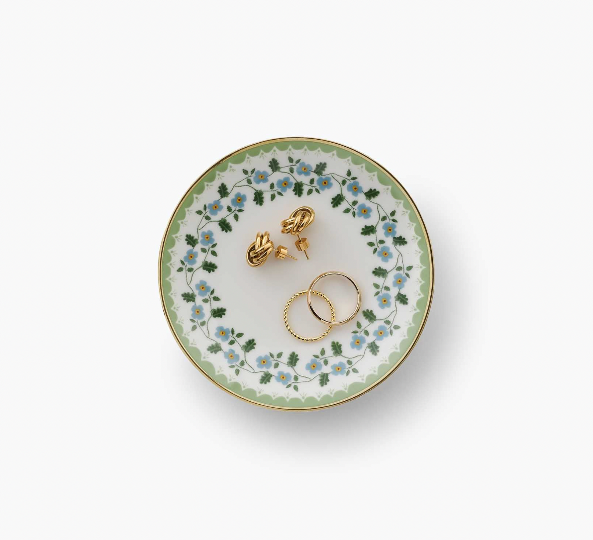 Rifle Paper Co. Porcelain Ring Dish - Paisley Vines