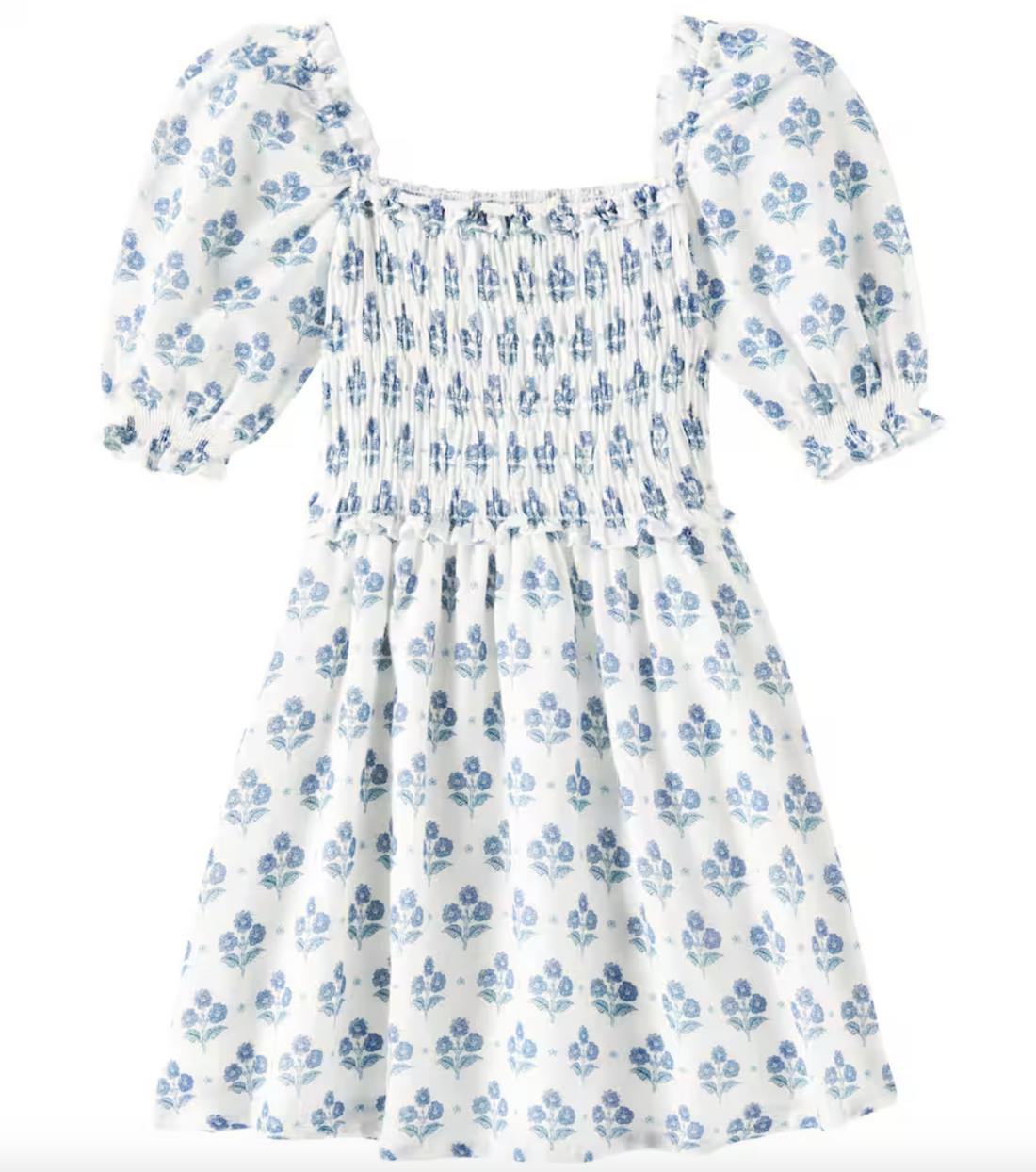 The New Society Eleni Dress - Hyacinth Print