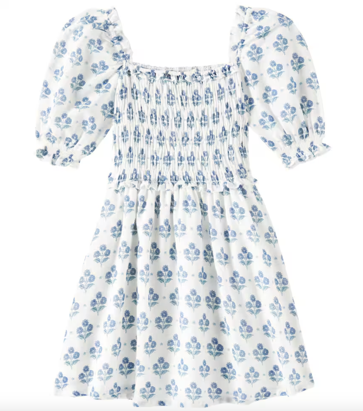 The New Society Eleni Dress - Hyacinth Print