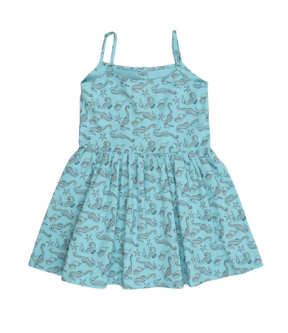 The New Society Lo Dress - Seahorses Print