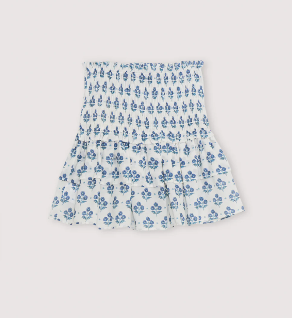 The New Society Eleni Teen Skirt - Hyacinth Print